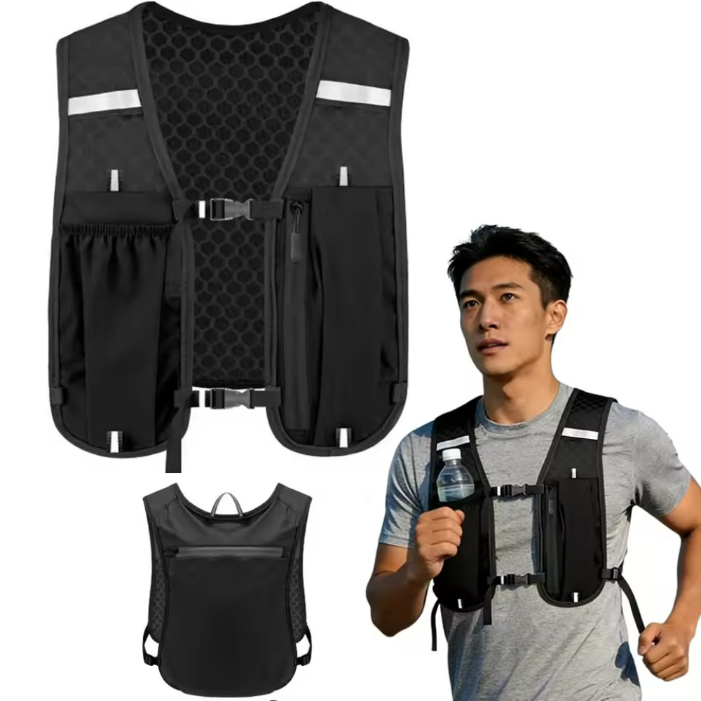Trail Running Vest - Kadınlar ve Erkekler için Koşu Hidrasyon
