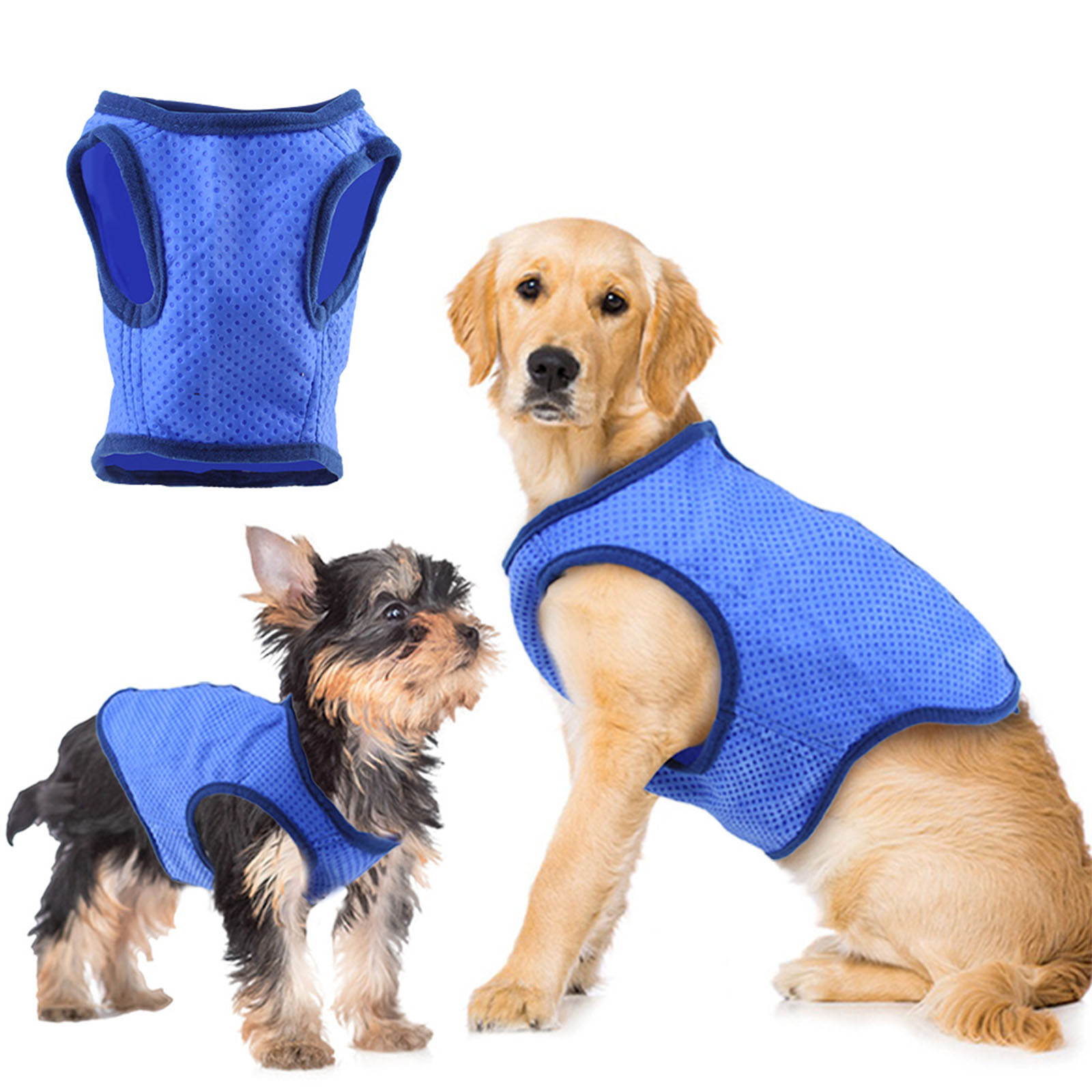 Outdoor Sport Coat - Köpek soğutma yeleği nefes yaz örgü