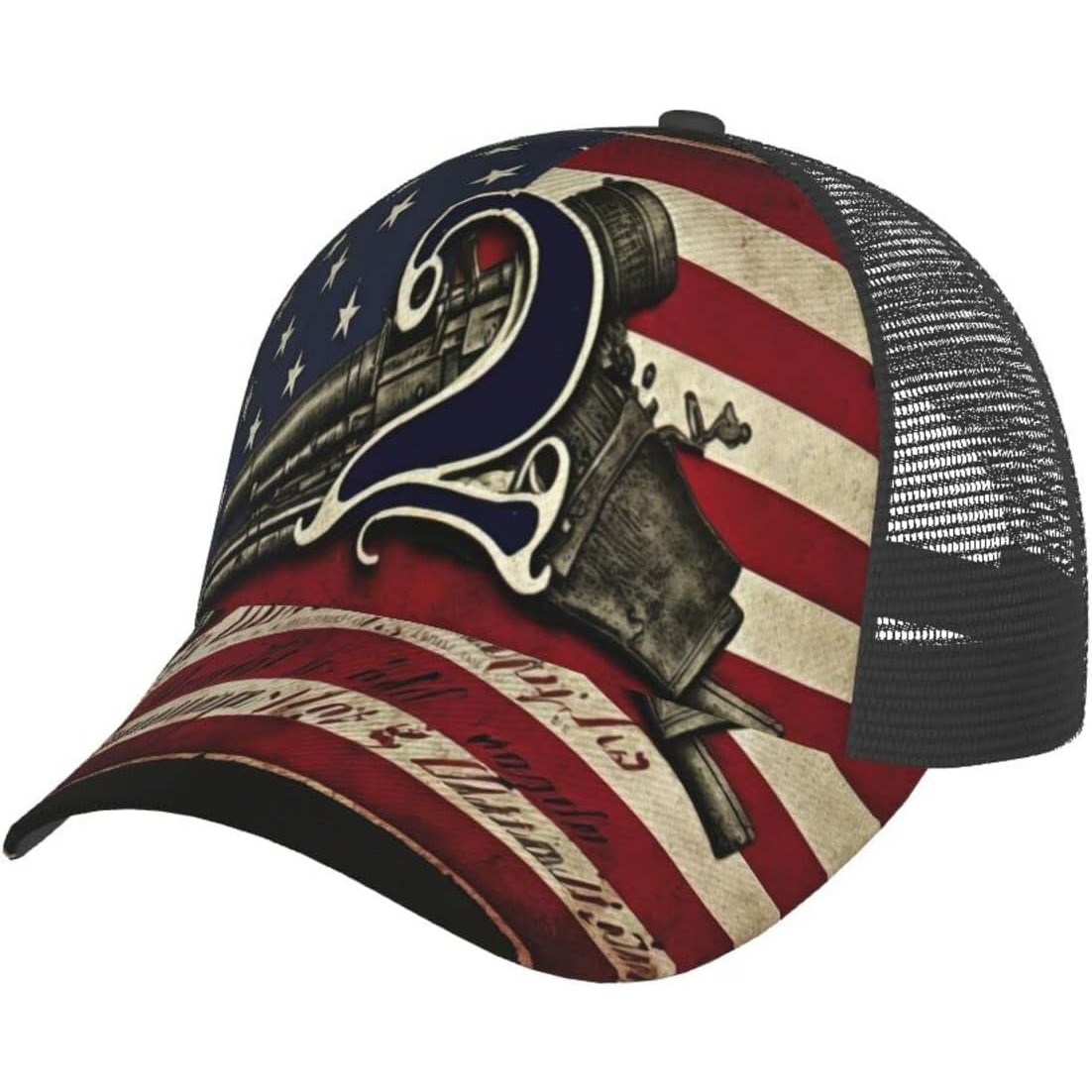 Outdoor Sport Usa - Vintage amerikan bayrağı abd ikinci 2A