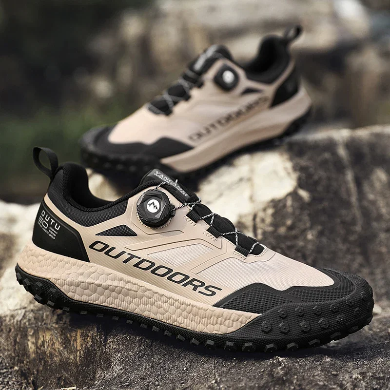 Climbing Shoe Beginner - Erkek yürüyüş ayakkabıları kaymaz su geçirmez