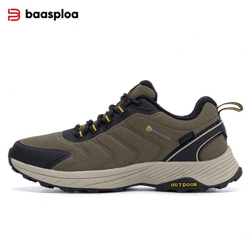Climbing Shoe Beginner - Baasploa Erkekler Yürüyüş Ayakkabıları Su Geçirmez