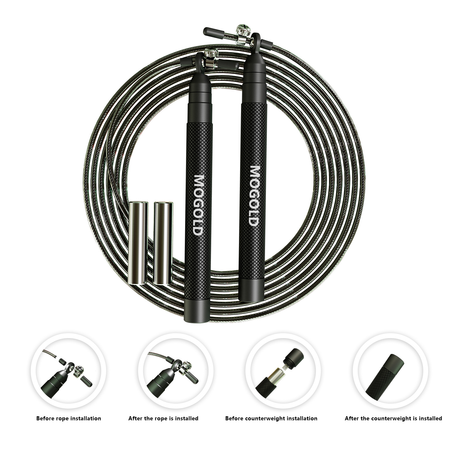 Crossfit Ağırlıklı atlama ipi  - Speed Skipping Rope incelemesi ve fiyatı